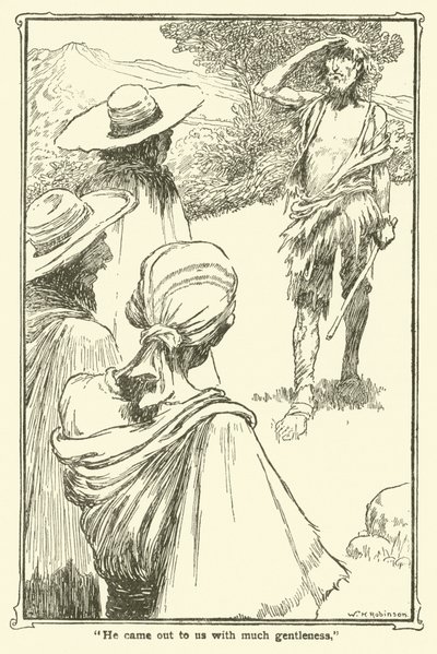 Illustration für Don Quijote von William Heath Robinson