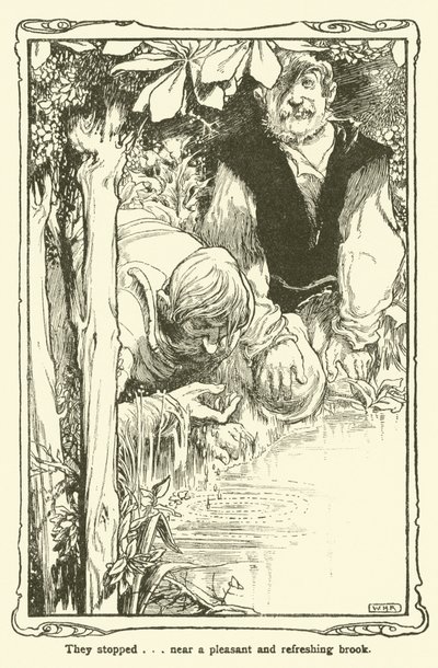 Illustration für Don Quijote von William Heath Robinson