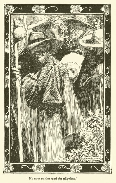 Illustration für Don Quijote von William Heath Robinson