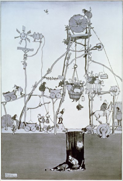 Grubenanlage, ca. 1930 von William Heath Robinson