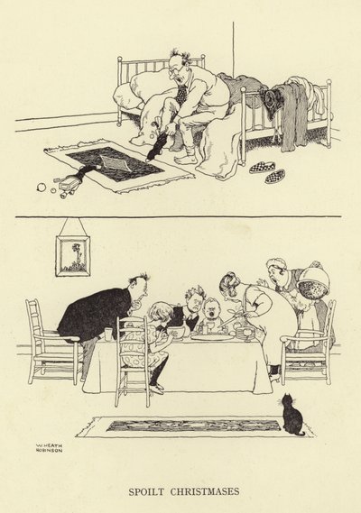 Verdorbene Weihnachten von William Heath Robinson