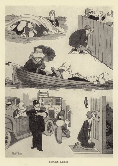 Gestohlene Küsse von William Heath Robinson