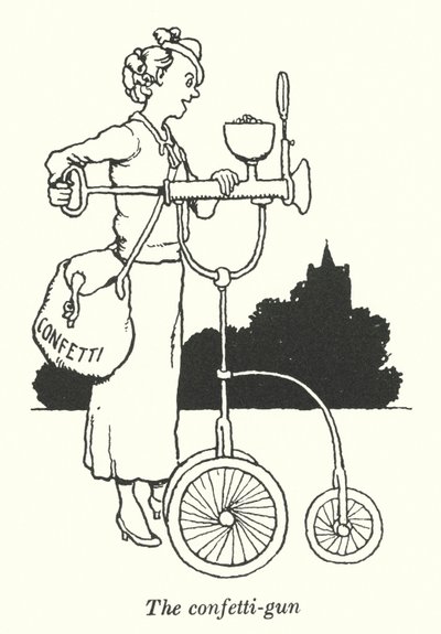 Die Konfetti-Kanone von William Heath Robinson