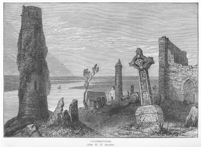 Clonmacnoise von William Henry Bartlett