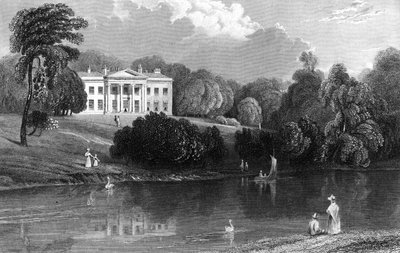 Debden Hall, Essex, 1833 von William Henry Bartlett