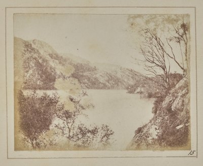 Landschaft von Loch Katrine von William Henry Fox Talbot