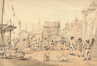 Fischmarkt, Hastings von William Henry Harriott