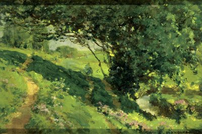 Originalskizze von "Die Rast der Wanderlustigen" von William Henry Holmes