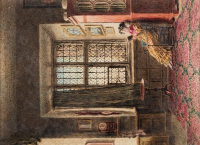 Ein Innenraum (Hardwick Hall) von William Henry Hunt