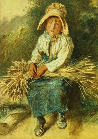 Die junge Ährenleserin von William Henry Hunt