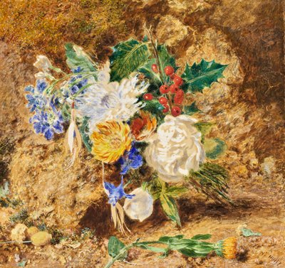 Winterblumen, ca. 1850 von William Henry Hunt