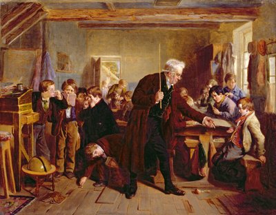 Die Dorfschule, 1857 von William Henry Knight