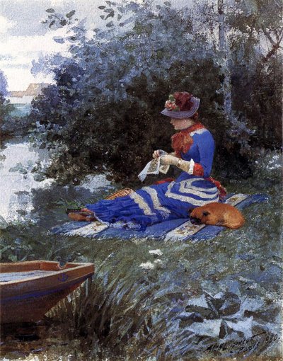 Ein ruhiger Nachmittag, 1880 von William Henry Lippincott