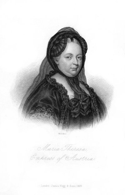 Maria Theresia, Erzherzogin von Österreich, 1861 von William Henry Mote