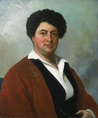 Porträt von Alexandre Dumas, 1855 von William Henry Powell
