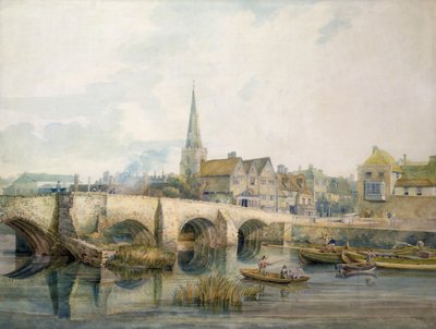 Bedford Bridge, Bedford von William Henry Pyne