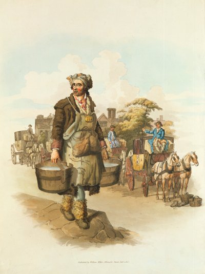 Wasserträger, 1808 von William Henry Pyne