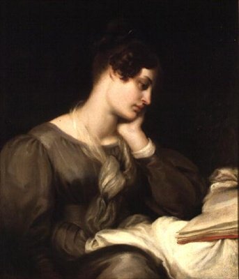 Porträt von Justinia Hilton (geb. Kent) von William Hilton