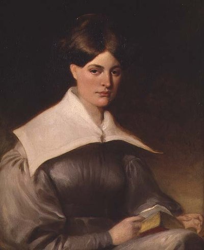 Porträt von Justinia Hilton (geb. Kent) von William Hilton