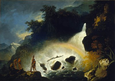 Wasserfall in Dusky Bay, April 1773 von William Hodges