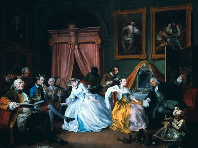Marriage A-la-Mode: 4. Die Toilette, 1743 von William Hogarth