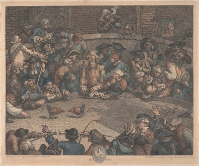 Königlicher Sport, Grubenticket von William Hogarth