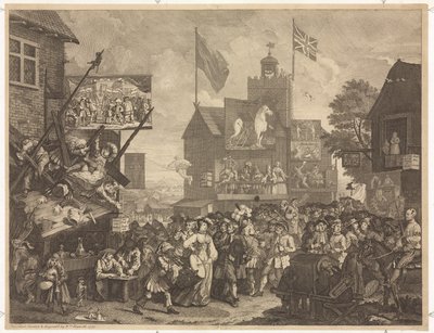 Southwark-Messe von William Hogarth