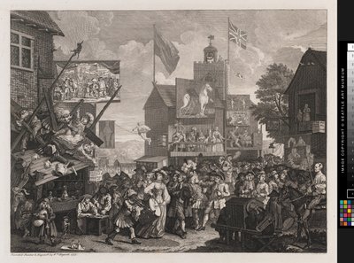 Southwark-Messe von William Hogarth