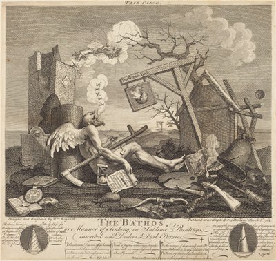 Schlussstück oder Der Bathos von William Hogarth