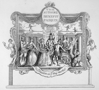 Die Autoren Pasquin von William Hogarth