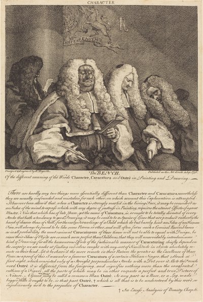 Die Bank von William Hogarth