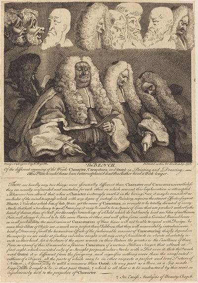 Die Bank von William Hogarth
