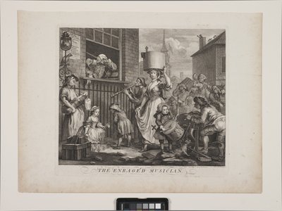 Der wütende Musiker von William Hogarth