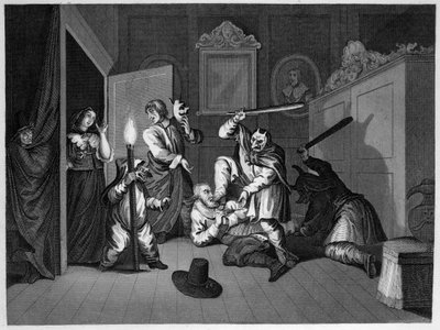 Das Maskerade-Abenteuer von William Hogarth