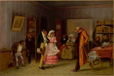 Die durchgebrannte Hochzeit, 1877 von William Holbrook Beard