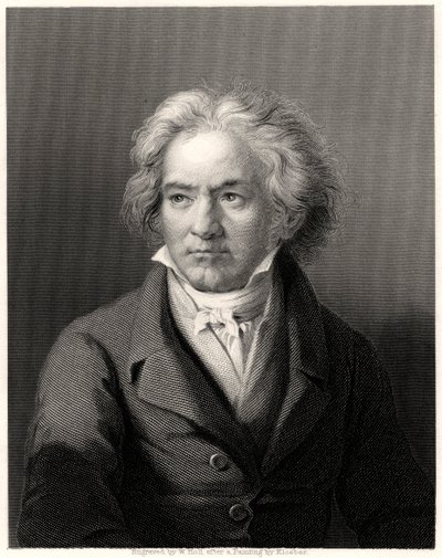 Beethoven, 19. Jahrhundert von William Holl