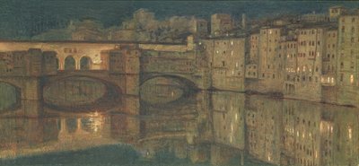 Ponte Vecchio, Florenz von William Holman Hunt