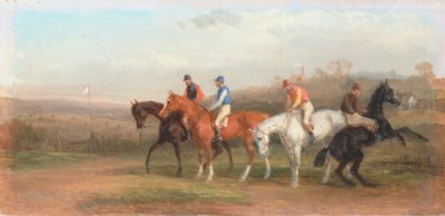 Hürdenrennen: Am Start von William J. Shayer