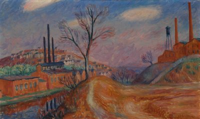 Landschaft – Fabriken von William James Glackens