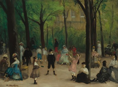 Luxembourg-Gärten von William James Glackens
