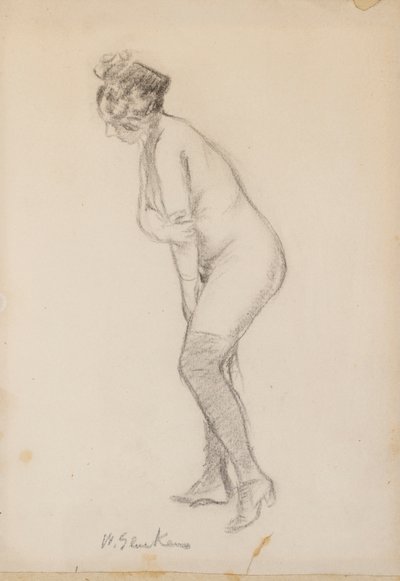 Stehende nackte Frau von William James Glackens