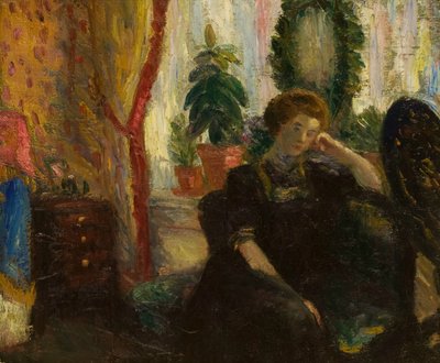Die Frau des Künstlers von William James Glackens