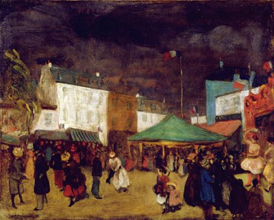 Das Jahrmarkt, ca. 1895 von William James Glackens