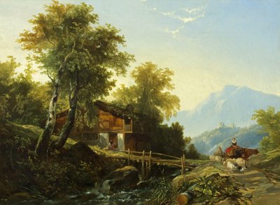 Schweizer Chalet von William James Muller