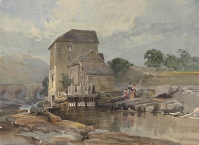 Die Brücke von Llangollen von William James Muller