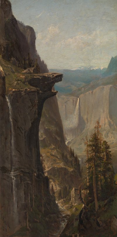 Yosemite Falls vom Glacier Point von William Keith