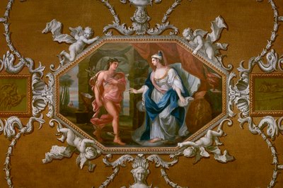 Die Decke der Königsgalerie von William Kent