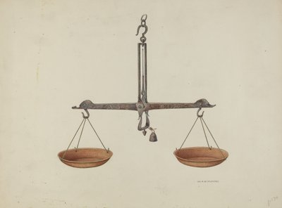 Waage von William Kieckhofel
