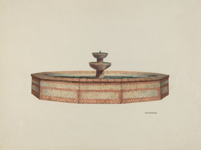 Missionsbrunnen, 1941 von William Kieckhofel