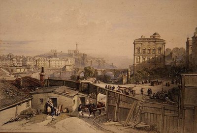 Edinburgh vom Mound von William Leighton Leitch